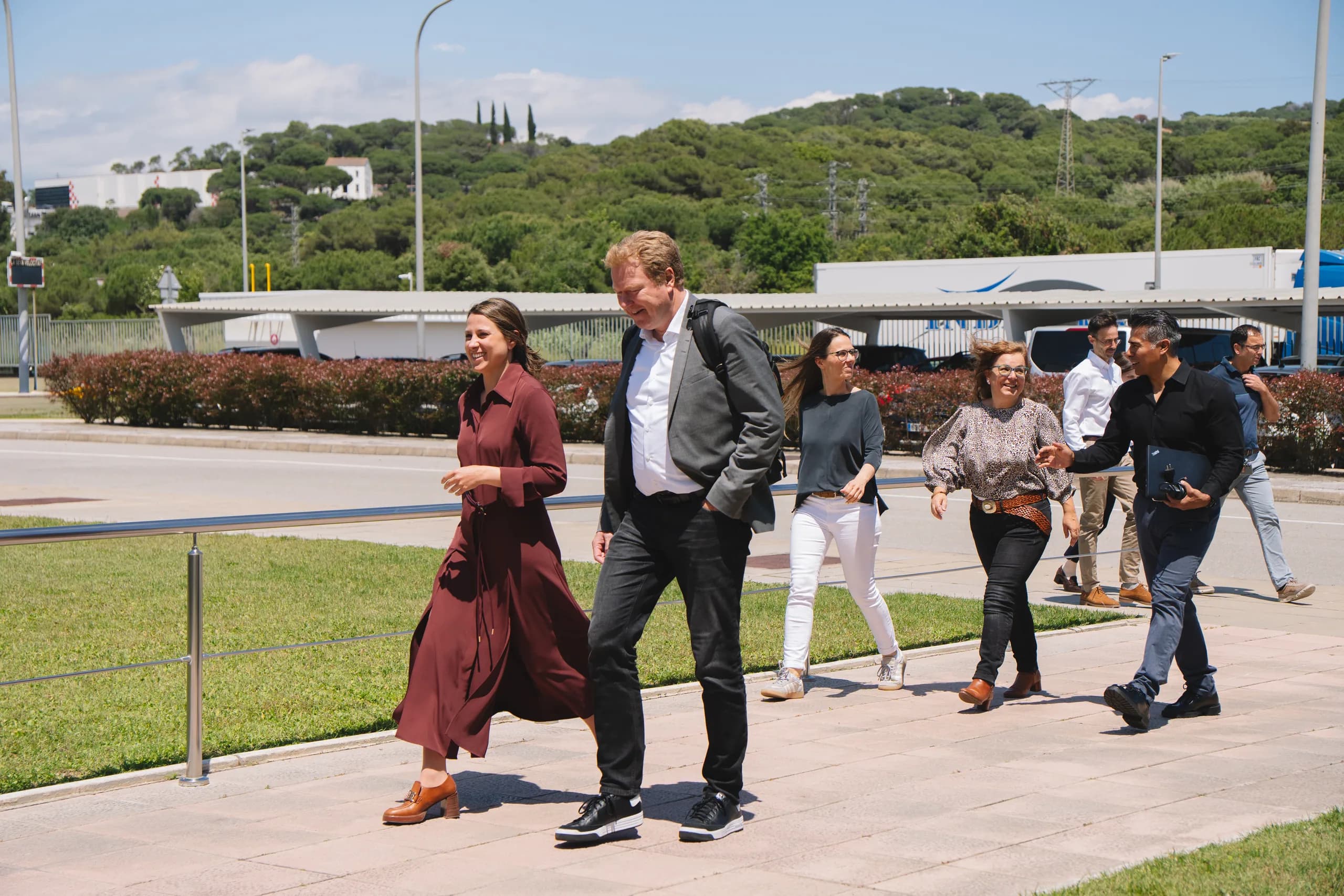 Visita de los directores de supply chain a la planta de Argentona