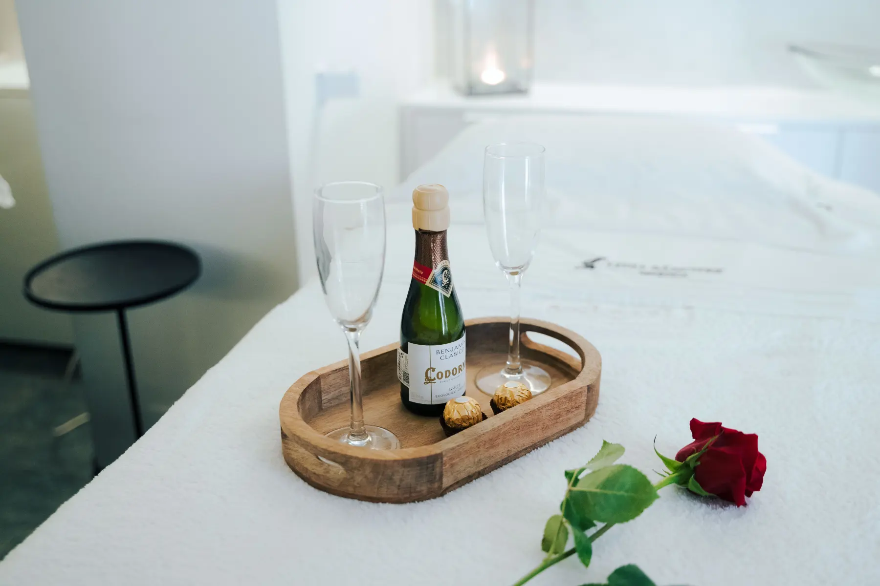Detalle de bienvenida en Wellness House