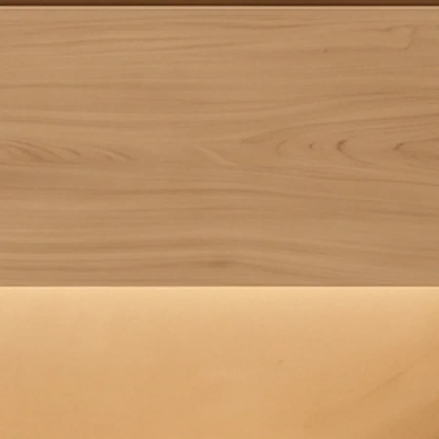 Close-up of the oak grain on the washbasin unit